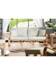 Desser Pretzel Rattan 3-Seater Sofa, Natural