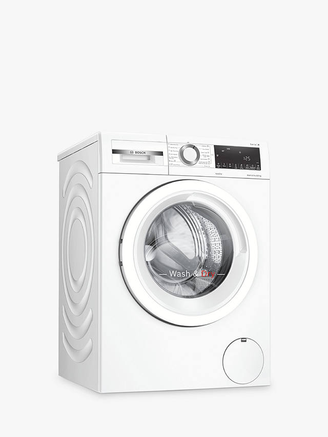 Buy Bosch Series 4 WNA134U8GB Freestanding Washer Dryer, 8kg/5kg Load, 1400rpm Spin, White Online at johnlewis.com