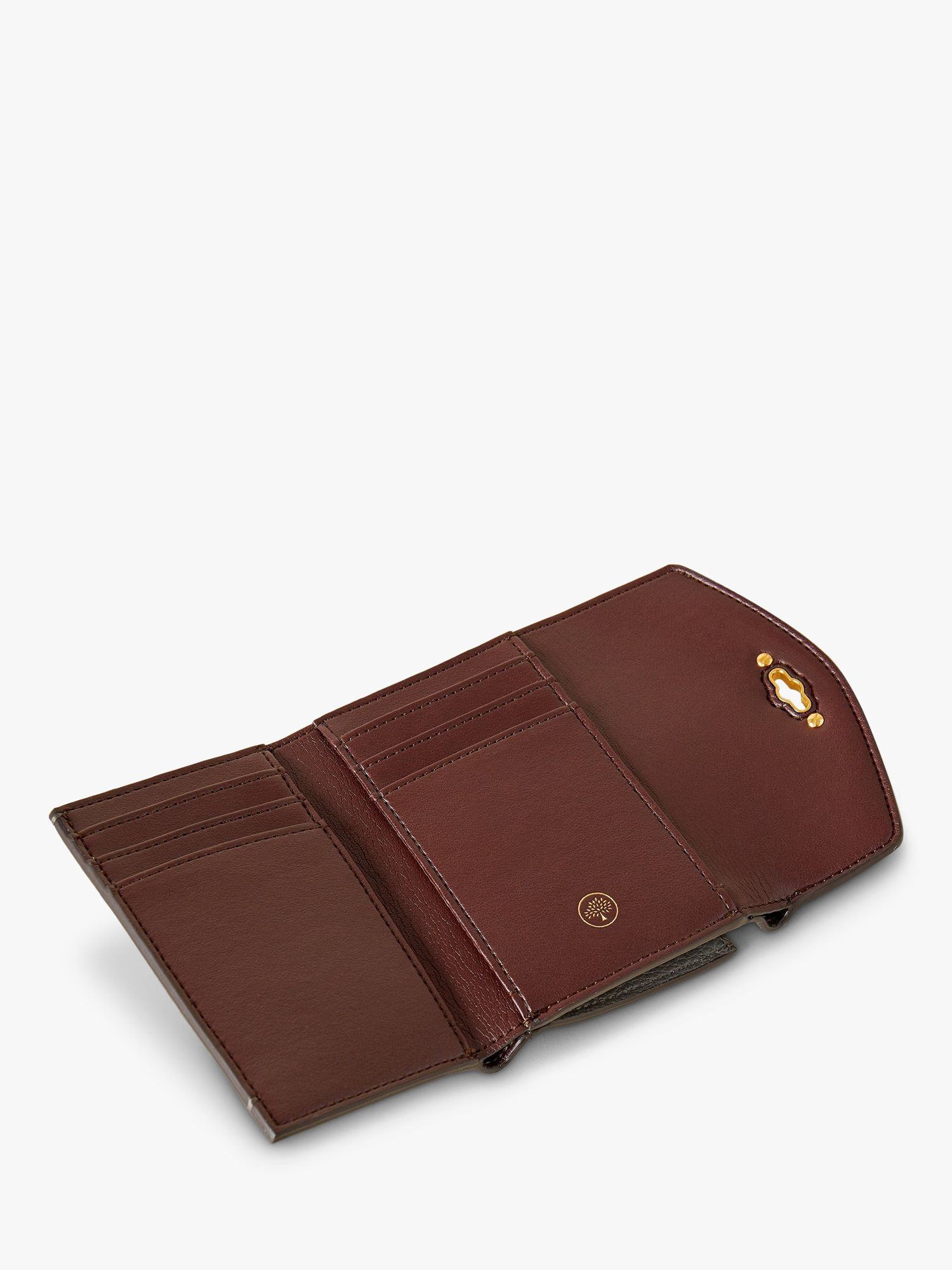 Buy Mulberry Darley Small Classic Grain Leather Folded Multi-Card Wallet Online at johnlewis.com