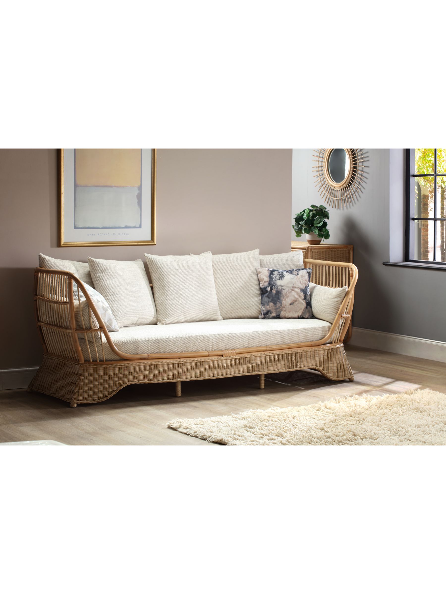 Photo of Desser rattan 3-seater daybed sofa natural
