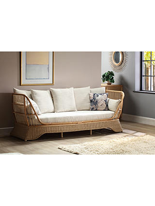 Desser Rattan 3-Seater Daybed Sofa, Natural