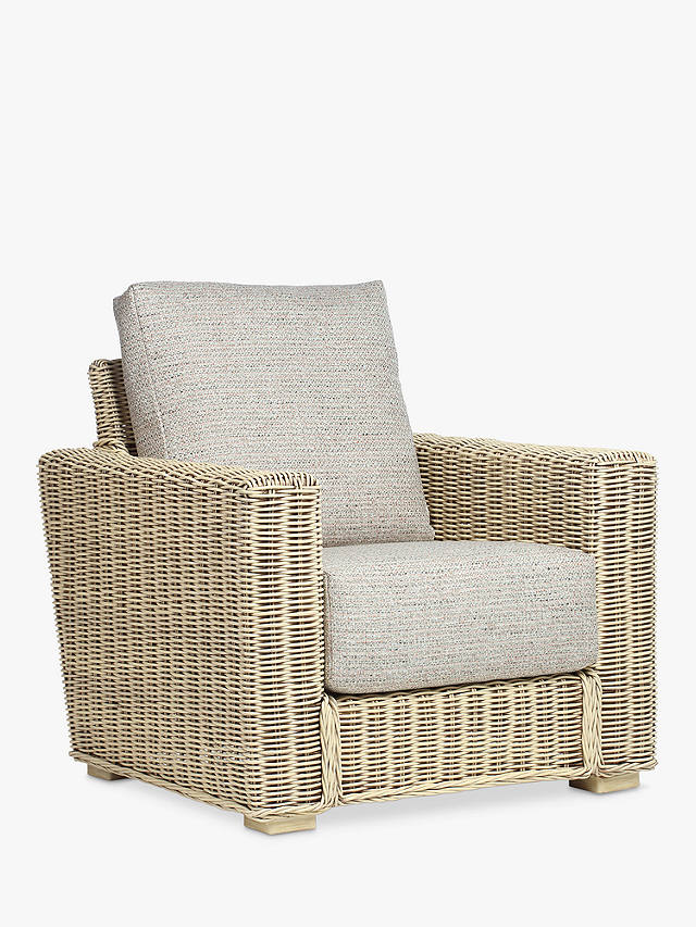 Desser Burford Rattan 4-Seater Lounging Table & Chairs Set, Natural