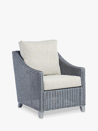 Desser Dijon Rattan Lounge Chair, Grey