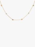 PDPAOLA La Palette Chain Necklace, Gold/Multi
