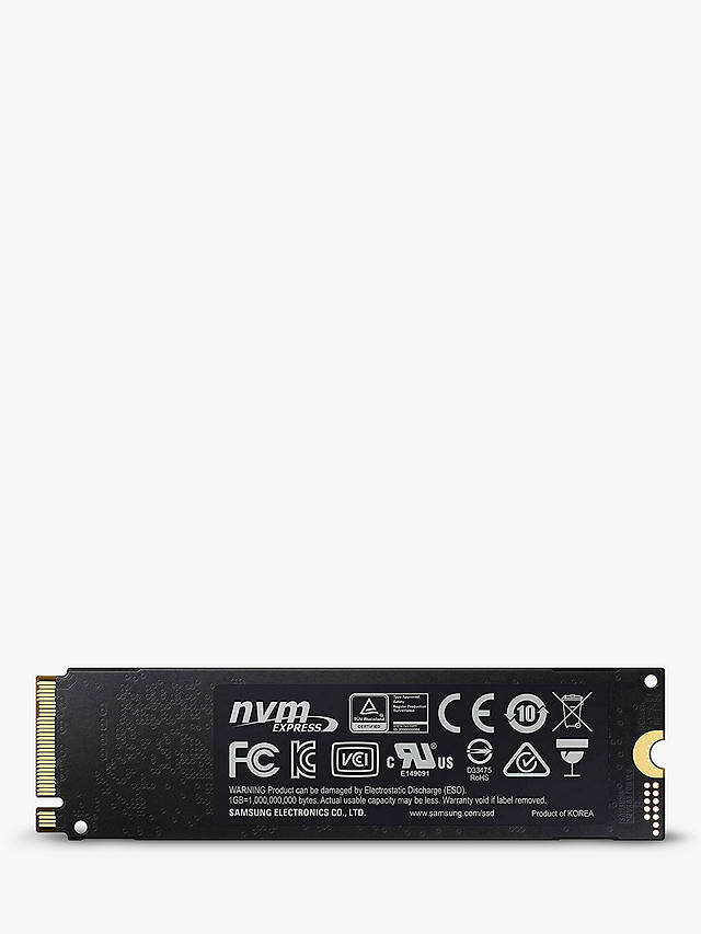 Samsung 970 EVO Plus, PCIe Gen 3.0 NVMe M.2, Solid State Drive, 500GB, Black