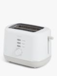 John Lewis ANYDAY 2 Slice Toaster, White