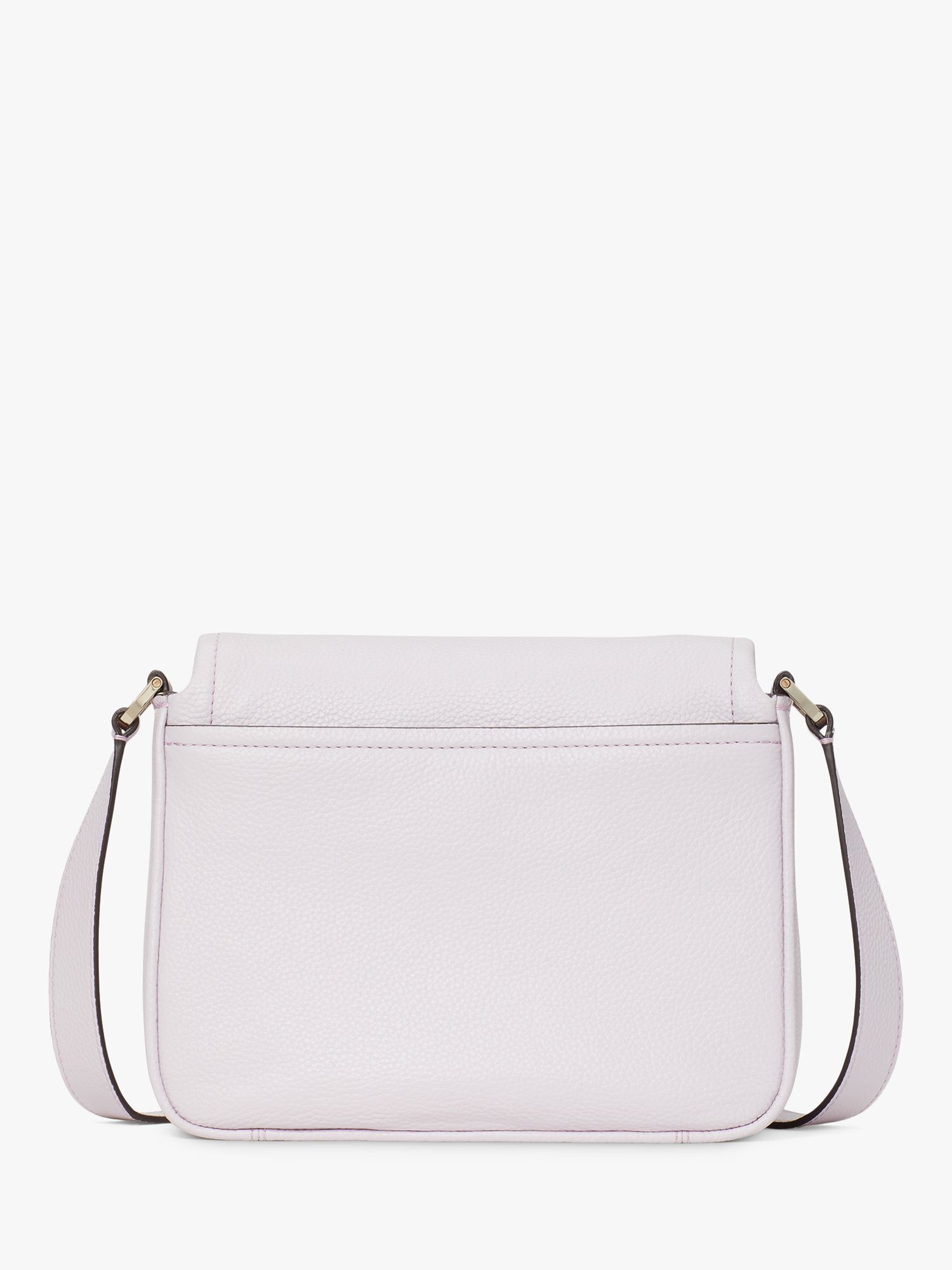 kate spade new york Run Around Flap Over Leather Cross Body Bag, Lilac ...
