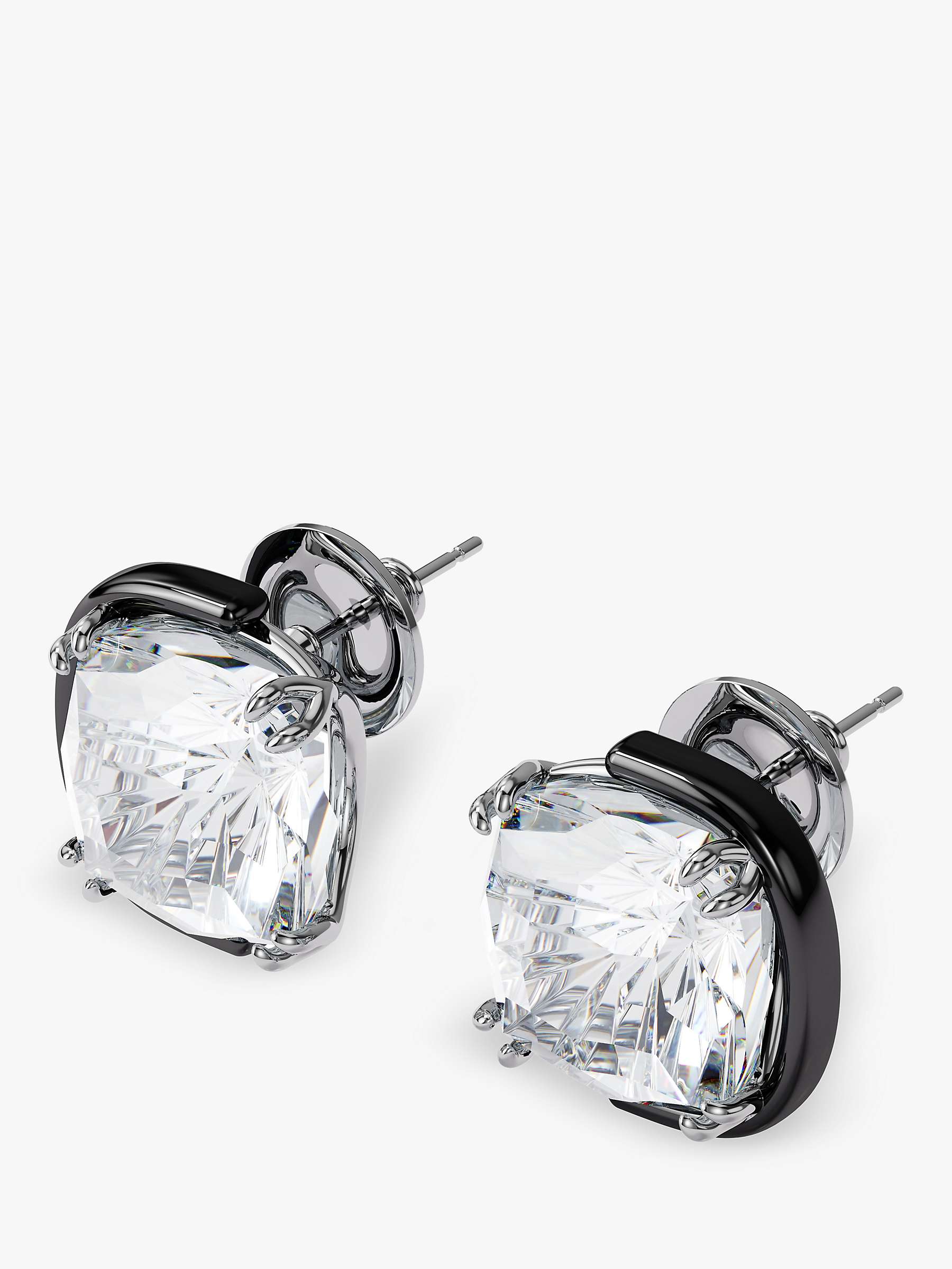 Buy Swarovski Harmonia Oversized Stud Earrings, Silver Online at johnlewis.com