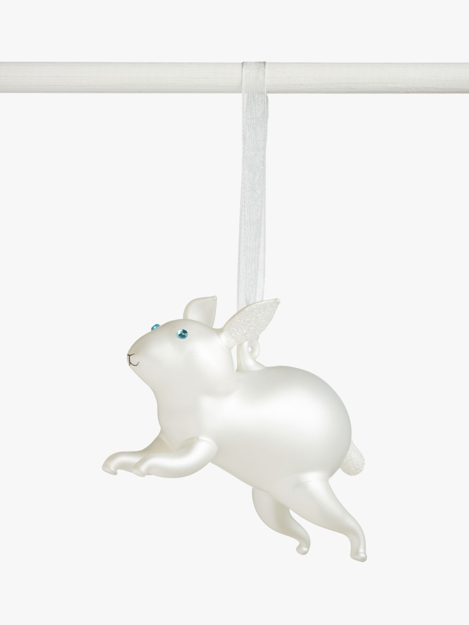 John Lewis & Partners Straw Rabbit Backpack Decoration