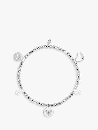 Joma Jewellery With Love Life's A Charm Bracelet, Silver