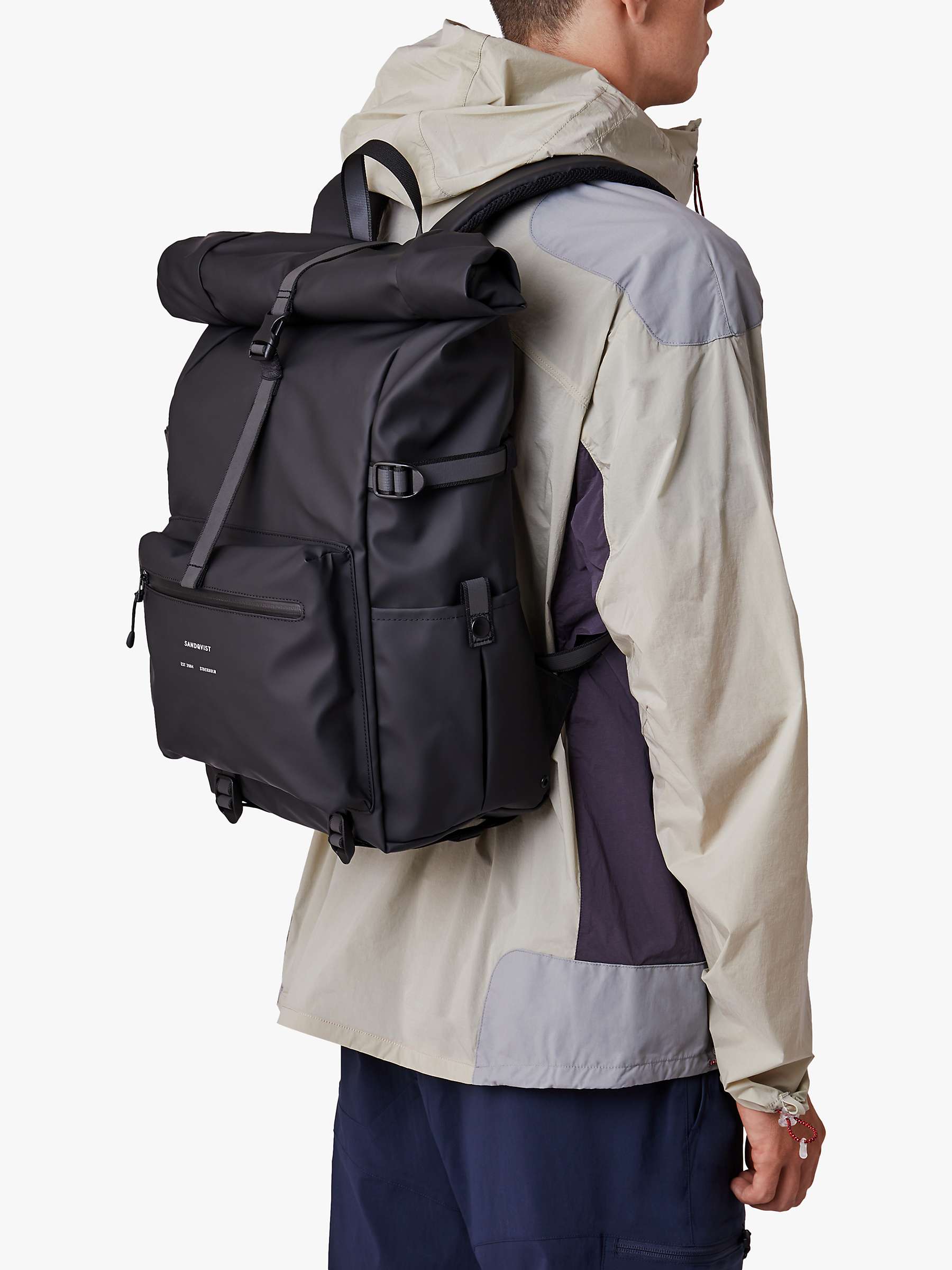 Buy Sandqvist Ruben 2.0 Recycled Roll Top Backpack Online at johnlewis.com