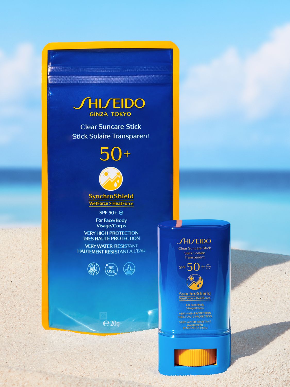 Shiseido Clear Suncare Stick SPF 50+, 20g