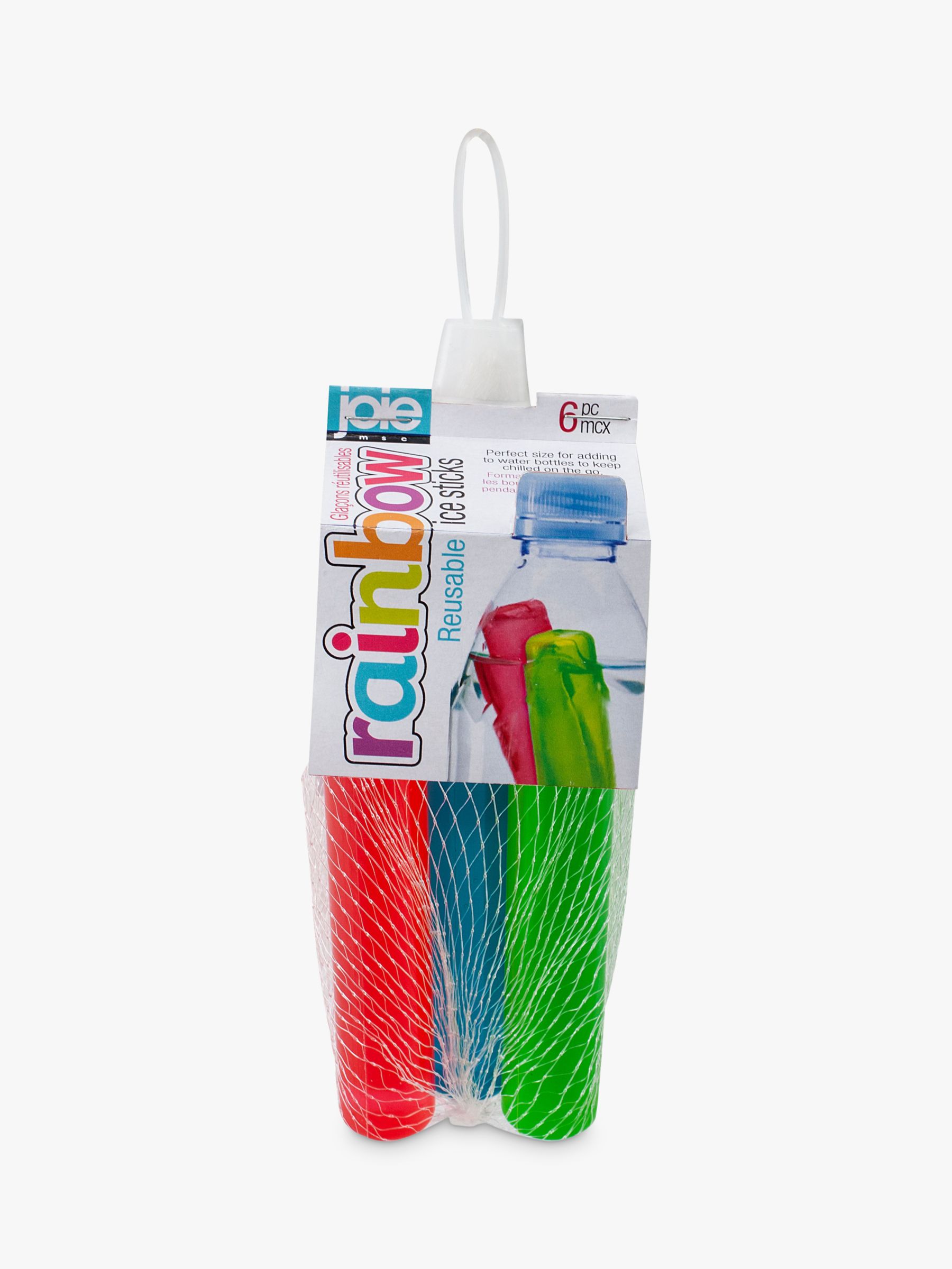 Joie Rainbow Reusable Drinks Chiller Ice Sticks, Pack of 6