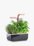 Veritable Indoor Garden Smart Edition 4 Slot Herb & Plant Holder, Black/Copper