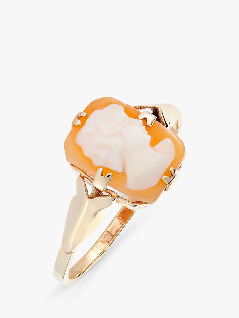 Buy L & T Heirlooms 9ct Yellow Gold Second Hand Cameo Ring Online at johnlewis.com