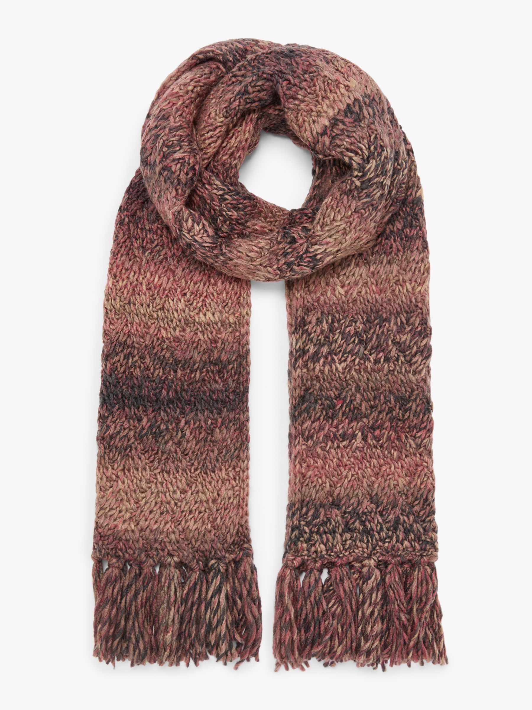 AND/OR Zig Zag Space Rectangular Scarf, Multi