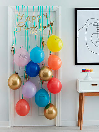 Ginger Ray Brights Birthday Balloon Door Kit