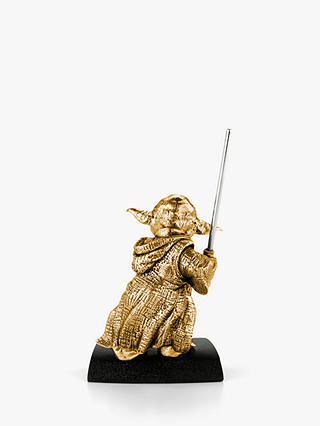 Royal Selangor Star Wars Yoda Figurine, Gold