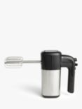 John Lewis & Partners Stainless Steel Hand Food Mixer