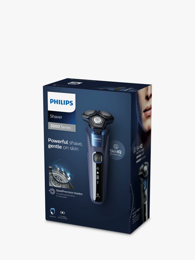 Philips Series 5000 Wet & Dry Mens Electric Shaver with Charging Stand,  S5884/35