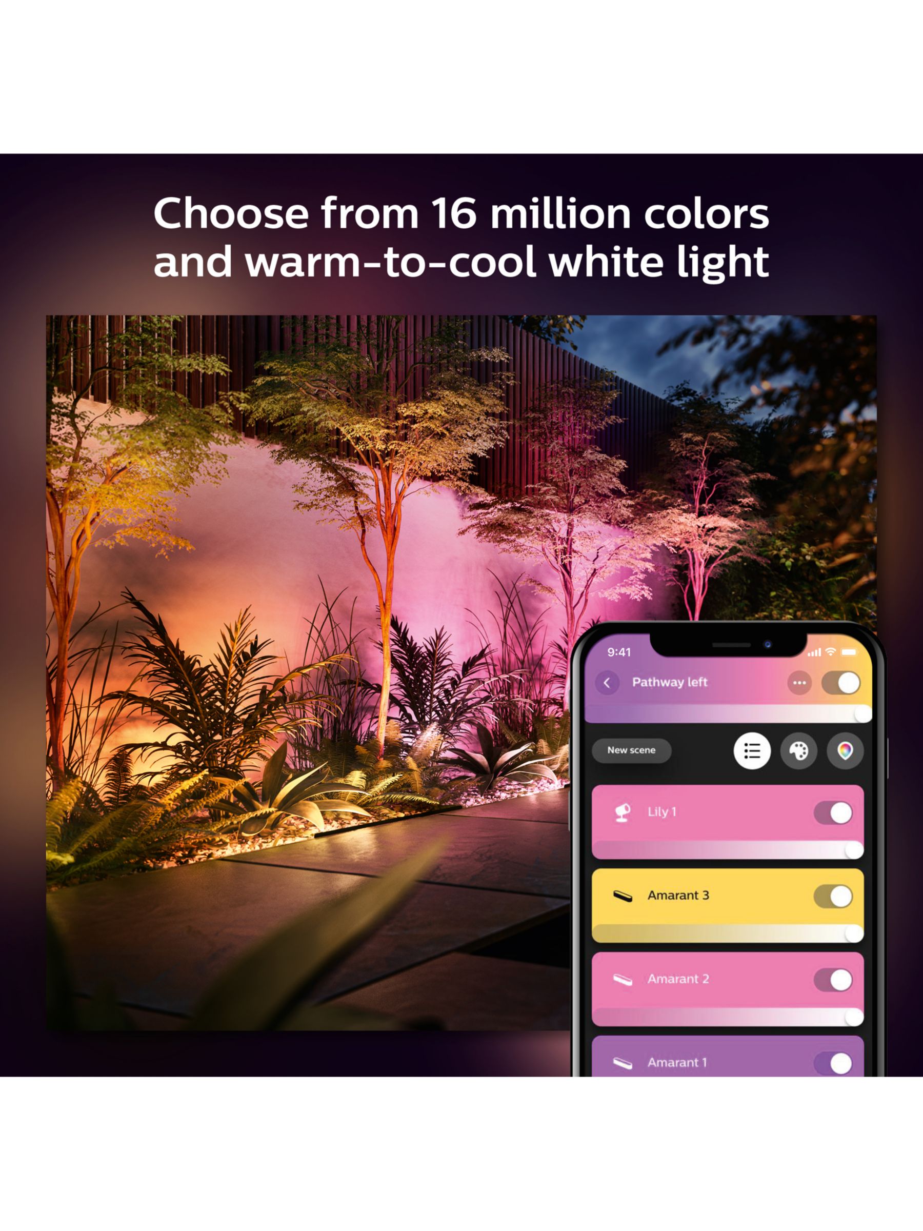 Philips hue on sale outdoor color