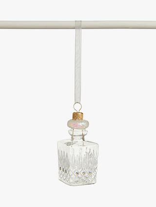 John Lewis Luxe City Gin Decanter Bauble, Clear