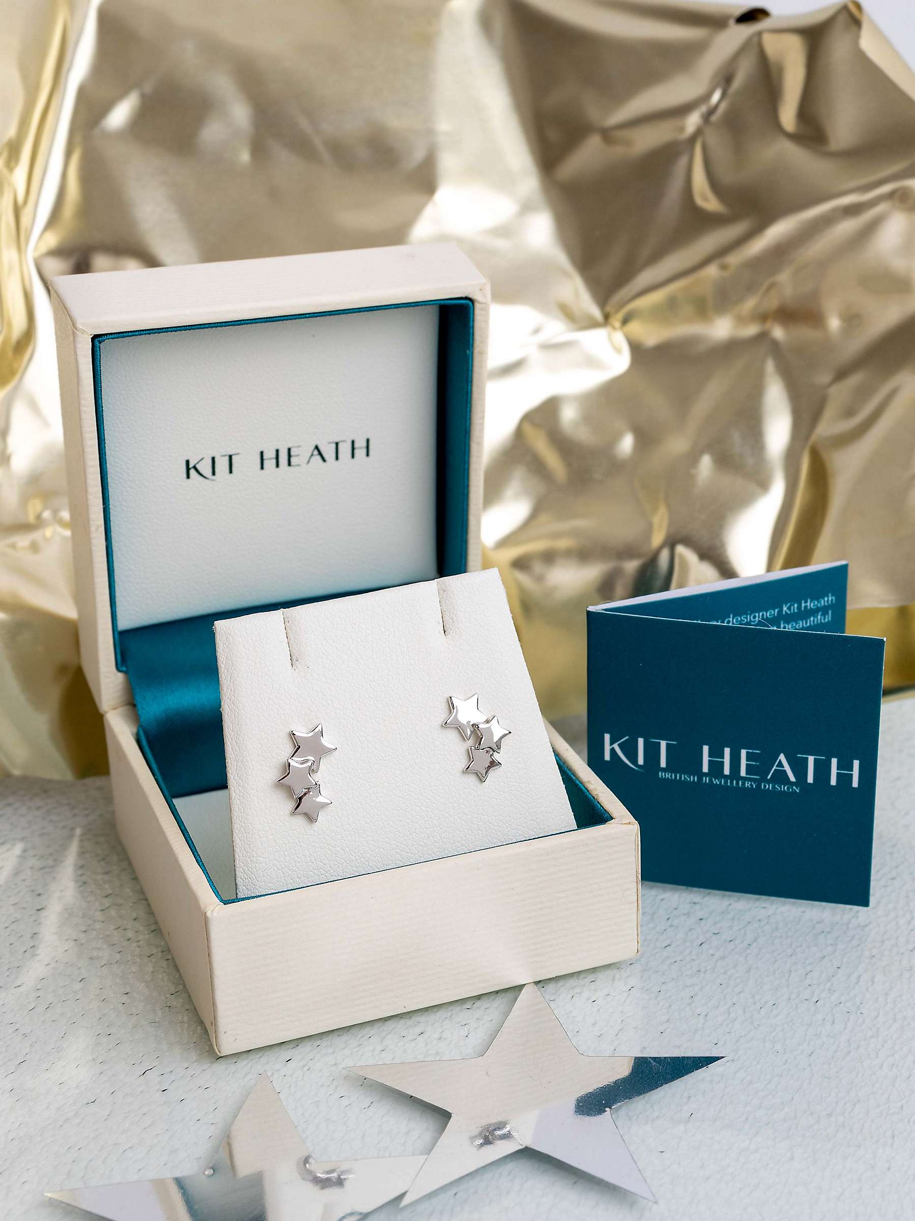 Buy Kit Heath Star Gazer Galaxy Stud Earrings, Silver Online at johnlewis.com