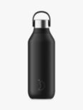 Chilly's Series 2 Insulated Leak-Proof Drinks Bottle, 500ml, Black