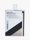 Cricut Joy Insert Cards Sampler Set, Pack of 12, Black/Silver