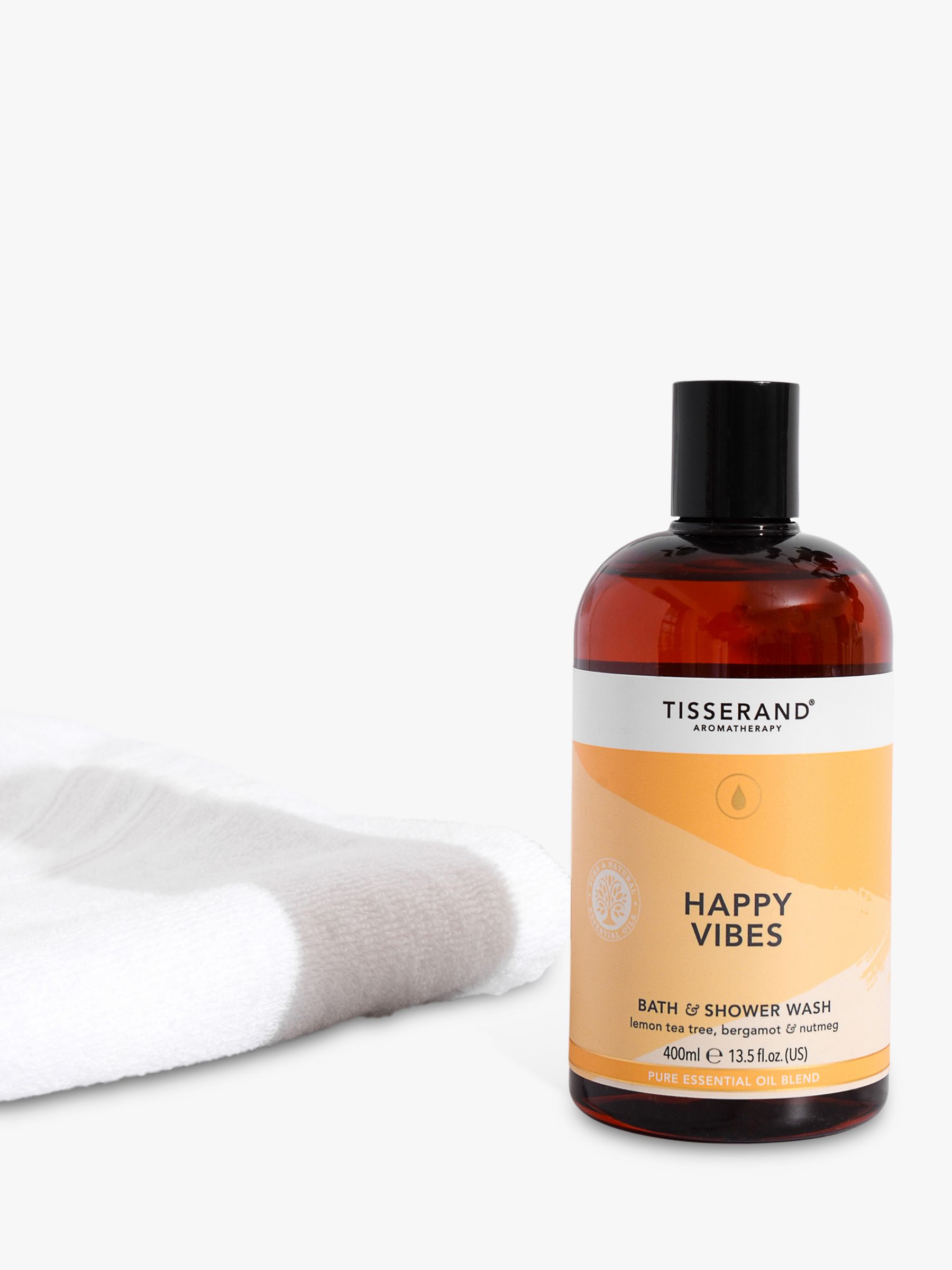 Tisserand Aromatherapy Happy Vibes Bath & Shower Wash, 400ml 1