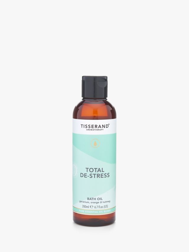 Tisserand Aromatherapy Total De-Stress Bath Oil, 200ml 2