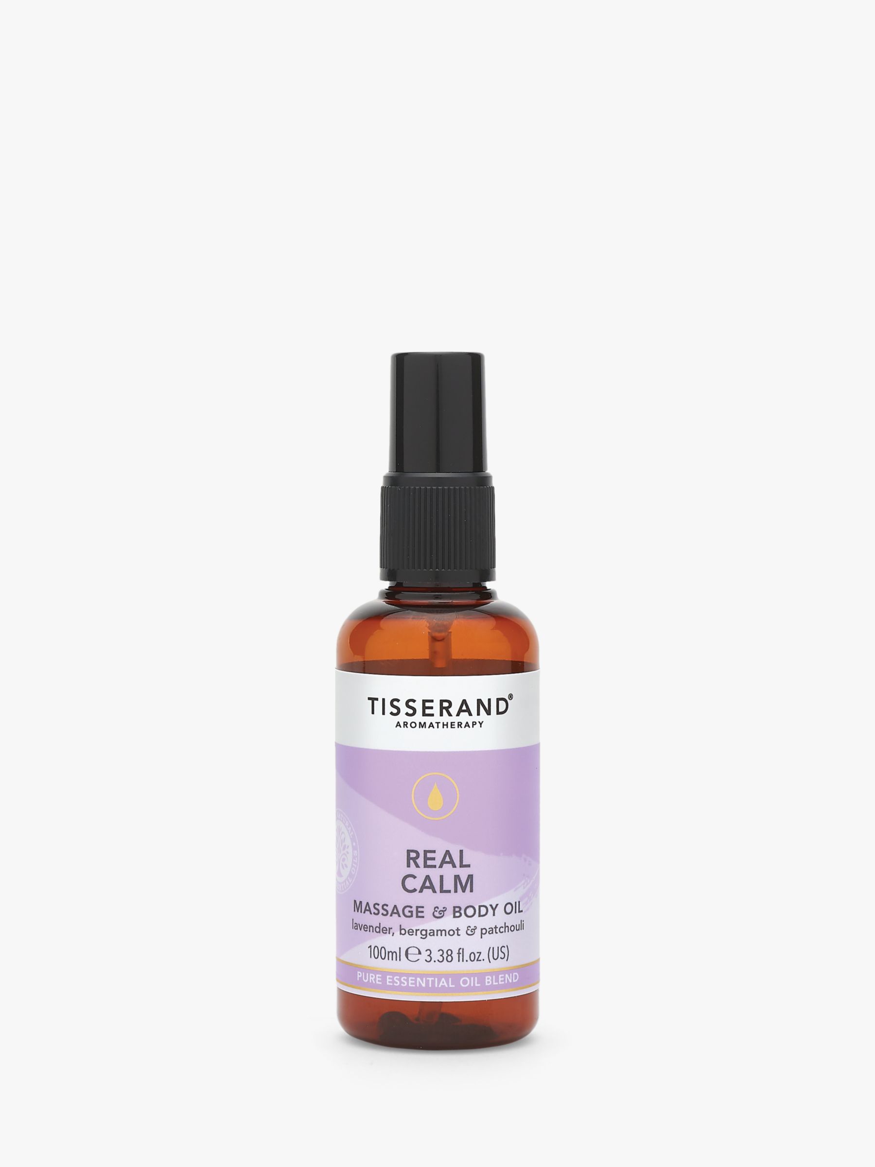 Tisserand Aromatherapy Real Calm Massage & Body Oil, 100ml 2