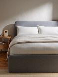 John Lewis ANYDAY Bonn Ottoman Storage Upholstered Bed Frame, Double, Saga Grey