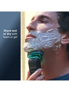 Philips S9986/55 Series 9000 Wet & Dry Men’s Electric Shaver with Charging Station, Quick Cleaning Pod & Travel Case, Ink Black