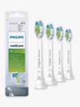 Philips Sonicare HX6064 Optimal White Replacement Toothbrush Heads, Pack of 4, White