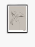 Anna Bulow - 'Flow 8' Limited Edition Framed Print, 75 x 55cm, Grey