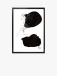 Anna Bulow - 'Noise' Limited Edition Framed Print, 75 x 55cm, Black