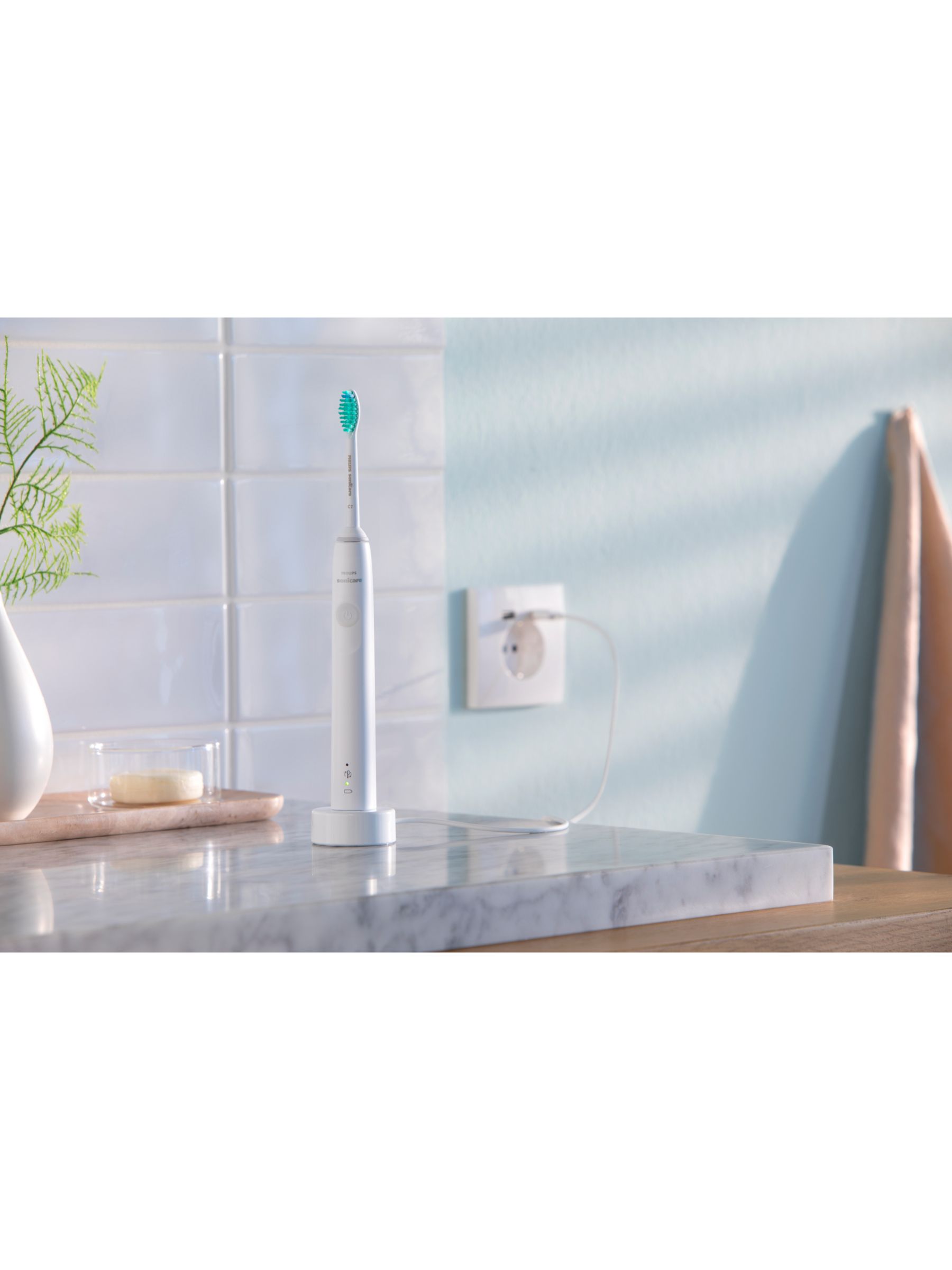 Philips Sonicare HX3673/13 Series 3100 Electric Toothbrush, White