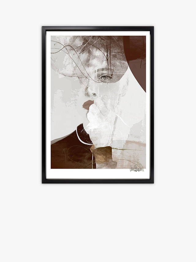 Anna Bulow - 'Untold Stories' Limited Edition Framed Print, 75 x 55cm, Grey