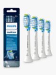Philips Sonicare C3 Premium Plaque Defence Interchangeable Sonic Toothbrush Heads, Pack of 4