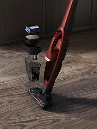 AEG QX7-ANIM Animal 2-in-1 Cordless Vacuum Cleaner, Chilli Red