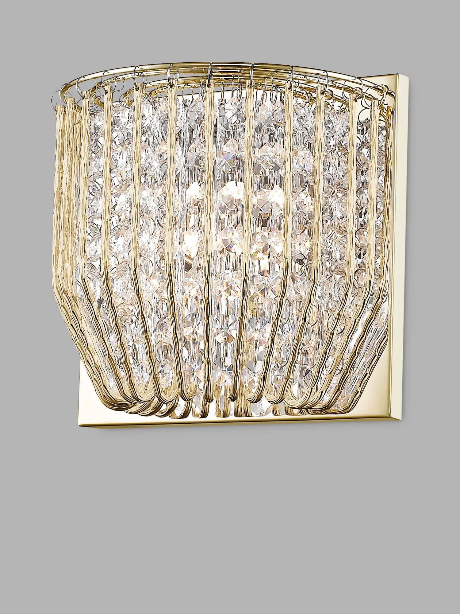 Photo of Impex carlo crystal wall light
