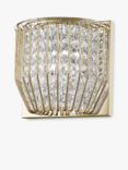 Impex Carlo Crystal Wall Light, Gold