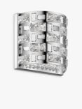 Impex Lola Crystal Wall Light, Chrome