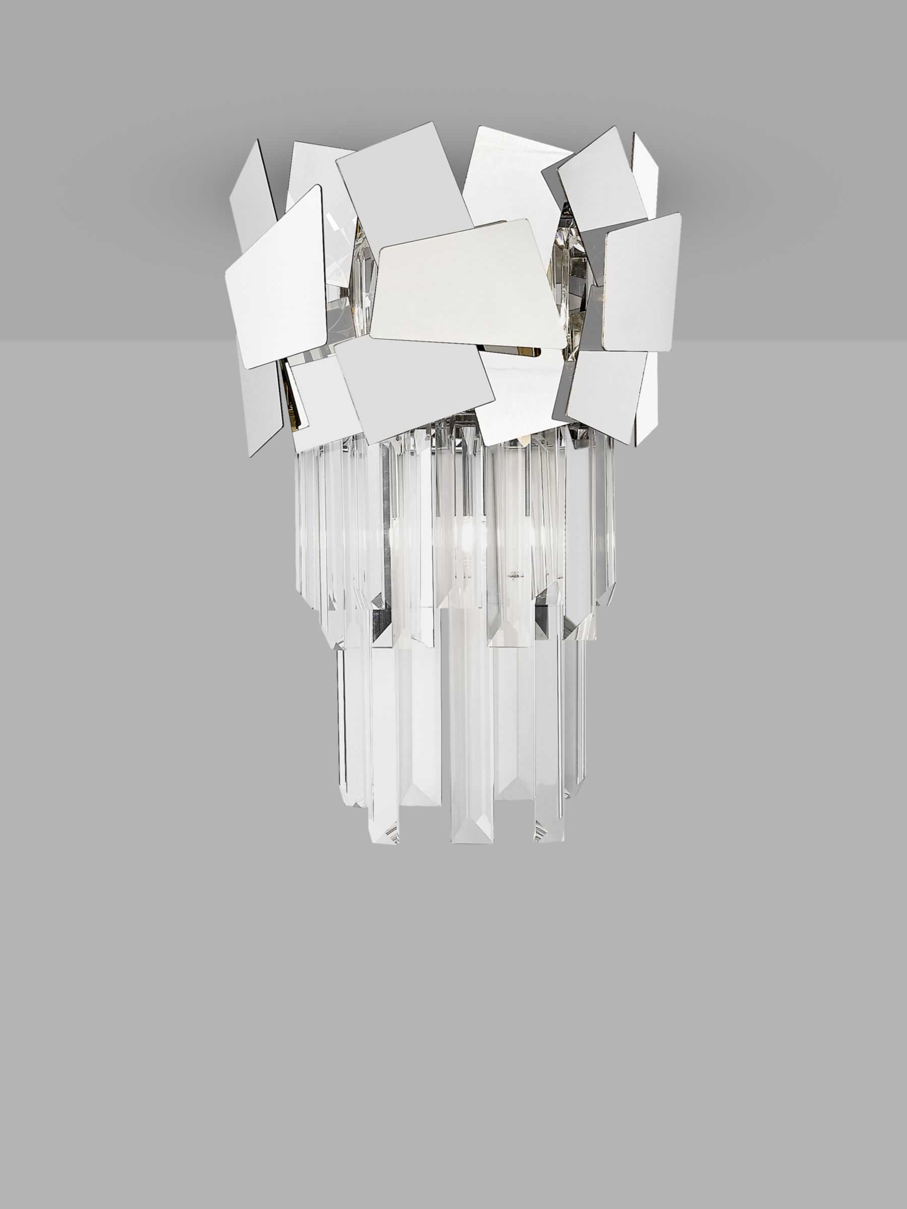 Photo of Impex celine crystal glass wall light