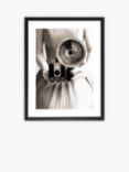 Camera Girl' Framed Print, 75 x 55cm, Grey
