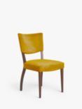 John Lewis Parisian Velvet Dining Chair, Ochre