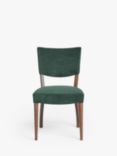 John Lewis Parisian Velvet Dining Chair, Forest Green