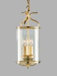 Impex Winchester Glass Lantern Ceiling Light