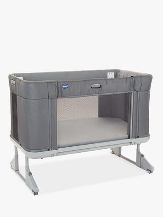 Chicco Next 2 Me Forever Bedside Crib, Moon Grey